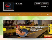 Tablet Screenshot of grsales.co.in